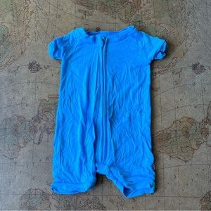 Little Sleepies light blue shorties 6-12 months